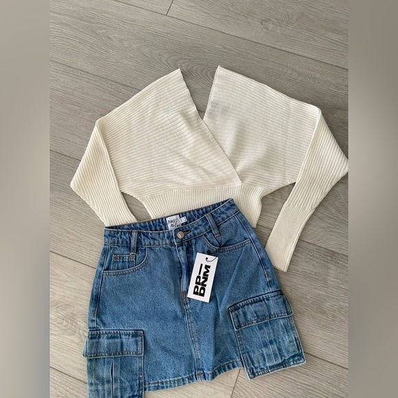 Princess Polly Denim Mini Skirt - Picture 2 of 10